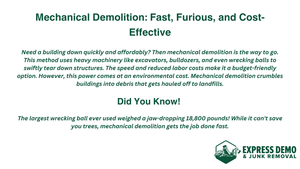 Mechanical Demolition_ Fast, Furious, and Cost-Effective