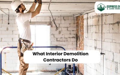 What Interior Demolition Contractors Do and What to Expect